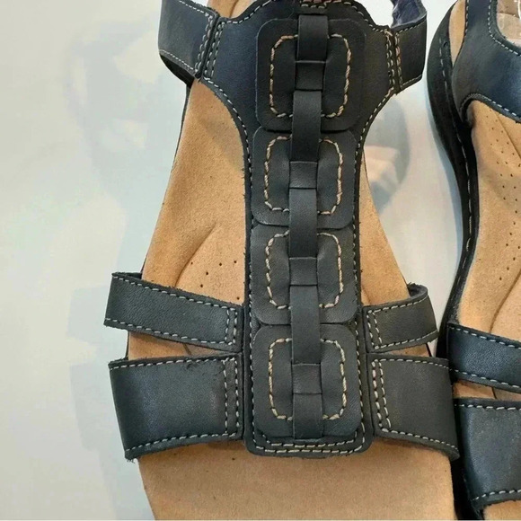 Clarks Laurieann Kay Sandals Leather Ultimate Comfort 12M - Picture 6 of 7
